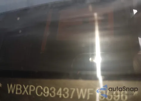 2007 BMW X3 3.0Si from USA, damaged, VIN WBXPC93437WF19596